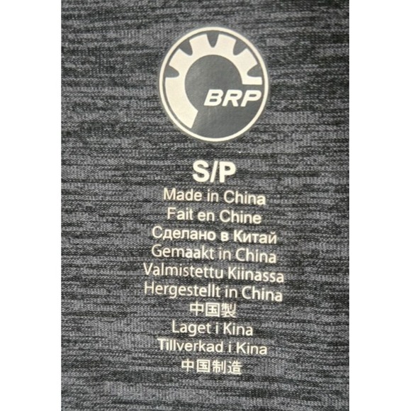 Ski-Doo Tech Polo Men's Small Charcoal Grey NWT - Picture 7 of 10